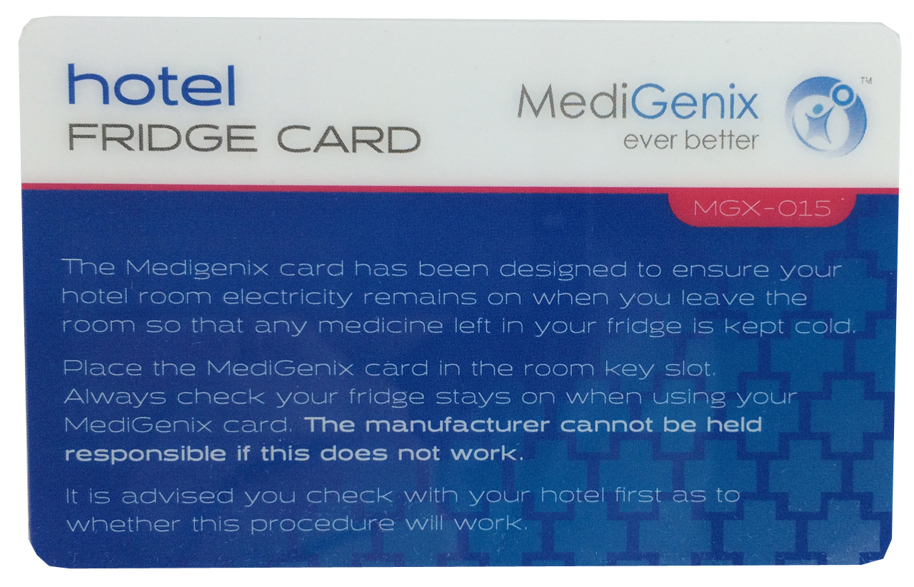 medigenix fridge card front